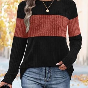   Womens Sweaters Fall Tops Long Sleeve Shirts Teacher Outfits Trendy Plus Size Fall Clothes Fashion 2025 Caramel XL : Clothing, Shoes & Jewelry